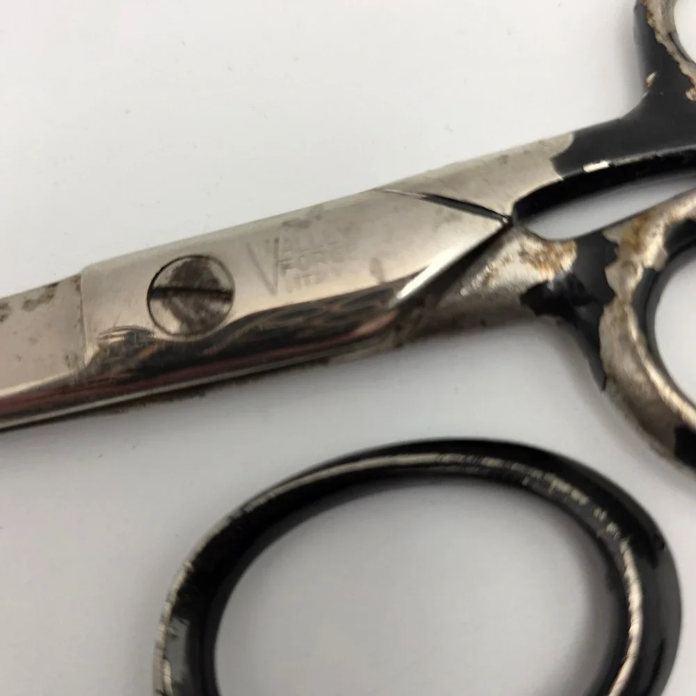 Vintage Wiss Farr Griffon Tailor Shears Set 4 Heavy Duty Fabric Scissors USA